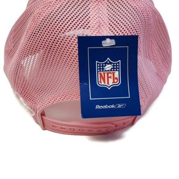 Reebok Las Vegas Raiders Pink Argyle Embroidered Cap Hat Adjustable Mesh… - Picture 4 of 7